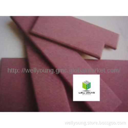 Fabric-covered fiberglass ceiling tile